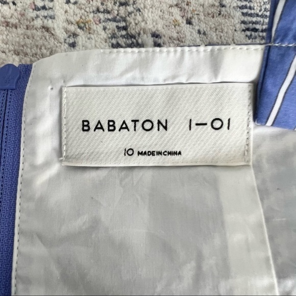 Babaton 1-01 Ida Cotton striped Crop top - Picture 7 of 8